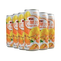 88VIP：Hamu 哈姆 芒果汁 490ml*6罐 *5件