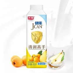 光明 JCAN  梨-枇杷风味 450g*1（2件起售） 清润高手 风味发酵乳酸奶酸牛奶 *30件