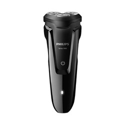 Philips飞利浦 全身水洗三向灵动刀头干湿两用剃须刀S1010/04 钢琴黑