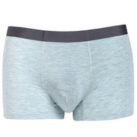 SISSI 茜茜公主 8213 男士平角裤莫代尔纤维无痕透气四角内裤男 绿色 XL