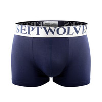 SEPTWOLVES 七匹狼 男士内裤兰精粘纤星期裤平角内裤七条礼盒装 95040-7 混色 XL