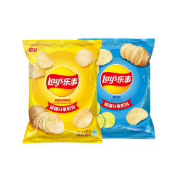 Lay's 乐事薯片 原味 145g+青柠味 145g