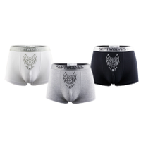 SEPTWOLVES 七匹狼 男士内裤 男平角裤棉质速干透气弹力四角裤头青年男式内裤 95048 多色 L