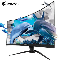 GIGABYTE 技嘉 AORUS CV27F 27英寸显示器(1500R、165Hz、1ms)
