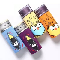 YUZHAOLIN 俞兆林 男士内裤男个性卡通潮平角裤学生男童韩版男生四角裤青年性感短裤 YZL410823 混色 组合1 XXL