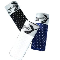 YUZHAOLIN 俞兆林 男士内裤男3D冰丝网眼透气四角裤U凸爽滑短裤性感中腰男式三角平角内裤 网眼冰丝平角裤3条 XXL 白色