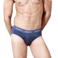 金三塔 内裤男桑蚕丝亲肤透气中腰内裤 NZM063 藏青4500-3 XXXL