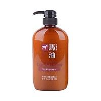 KUMANOYUSHI 熊野油脂 无硅油马油护发素 600ml