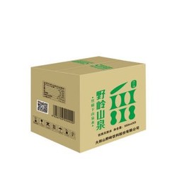 野岭 弱碱性天然饮用水 山泉水550ml*9瓶 整箱 非矿泉水