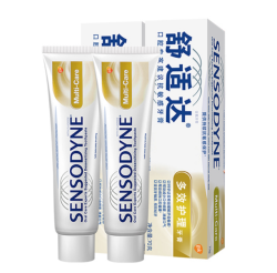 舒适达 抗敏感多效护理抗敏感牙膏旅行装套装 70g*2 *2件