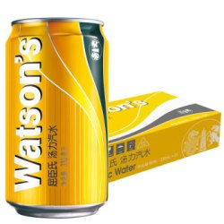 88VIP:屈臣氏 汤力汽水 330ml*24罐 *2件