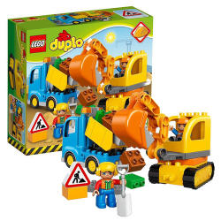 LEGO 乐高 得宝系列 10812 卡车和挖掘车套装