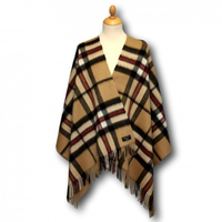 Gretna Green 格林小镇纯羔羊毛格子披肩