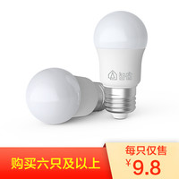 MIJIA/米家 智睿LED灯泡 米家定制  购买六只及以上每只仅售9.8
