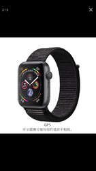 Apple 苹果 Apple Watch Series4（40mm GPS 深空铝+黑色回环表带）