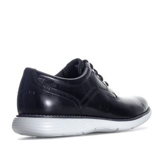 ROCKPORT 乐步 Mens Garett Plain To系列系带平底男士休闲鞋休闲皮鞋 CH3816 Black UK9