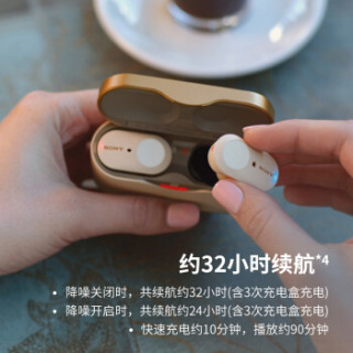 SONY 索尼 WF-1000XM3 真无线蓝牙降噪耳机
