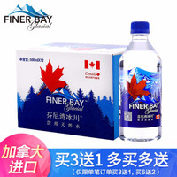 芬尼湾冰川（FINER BAY glacial） 加拿大进口饮用天然水500ml*12瓶 (12瓶/箱)