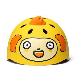 小米生态链柒小佰儿童运动头盔安全防护舒适透气骑行运动配件儿童防护头盔 黄色小猴款