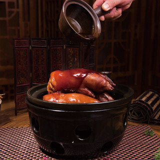 zhouqingong 周钦公 流亭猪蹄青岛酱卤味猪脚六蹄礼盒装 (3kg、原味)