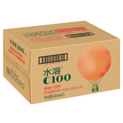 农夫山泉水溶c100西柚混合果汁445ml15瓶2件凑单品