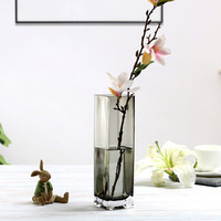 玻璃花瓶透明方形花器