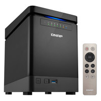 QNAP 威联通 TS-453Bmini 4G内存 四盘位NAS网络存储+西部数据 2TB 红盘 机械硬盘