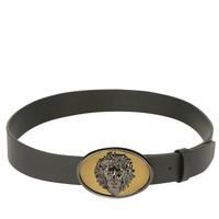 范瑟丝 Versus FCU0106 男士狮头牛皮腰带