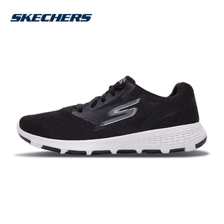 SKECHERS 斯凯奇 GO WALK COOL系列 54651 男鞋春季新款轻便减震跑鞋 (黑白、41)