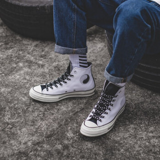 CONVERSE 匡威 162063C 1970S 黑白太极阴阳帆布鞋 (41.5、黄色)