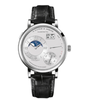 A. LANGE & SÖHNE 朗格 139.025 男士腕表 41mm 银色 黑色