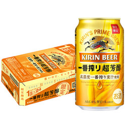 Kirin 麒麟 一番榨啤酒 夏季芳醇啤酒 350ml*24罐 *2件