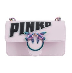 PINKO 品高 MINI LOVE系列 女士印花燕子单肩斜挎包