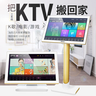 QiSheng 奇声 K20 KTV点歌机系统 金色立式 双系统 2TB