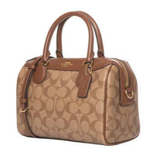 COACH 蔻驰 女包 经典波士顿包 奢侈品手提单肩斜挎包时尚水桶包