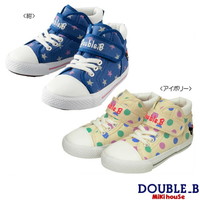 双B Miki房屋Double B by MIKIHOUSE点花纹少女的小孩鞋