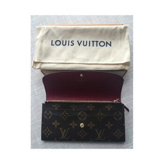 LOUIS VUITTON 路易威登 帆布老花手拿零钱卡包长款钱包 M60697