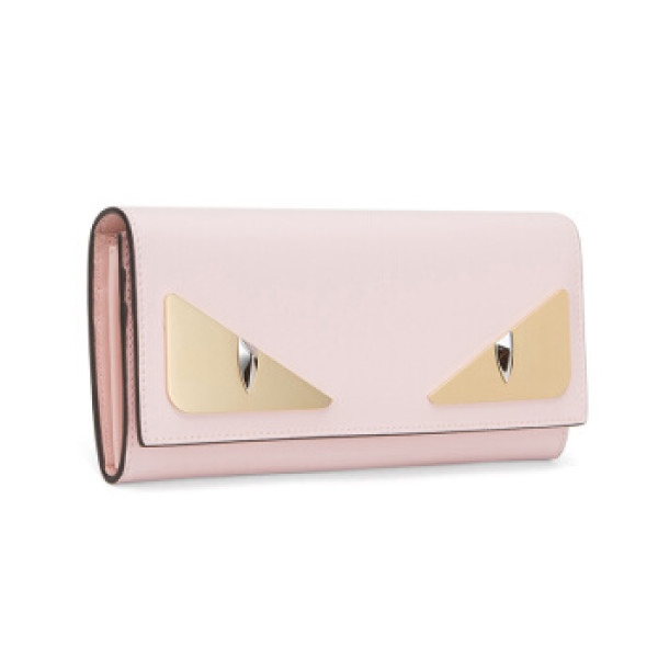 商品fendi 芬迪 女士粉红色牛皮小怪兽长款钱夹钱包 8m0251 3if f13dp