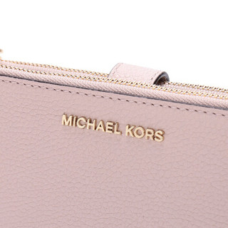 MICHAEL KORS 迈克·科尔斯 浅粉色皮革女士手拿包钱包  32T7GAFW4L SOFT PINK