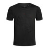 ARMANI 阿玛尼奢侈品  新款男士龙图腾立体刺绣圆领短袖T恤  3GZTLD-ZJH4Z BLACK-1200 XL