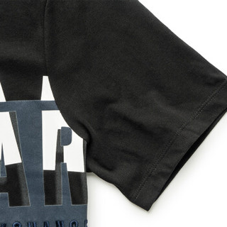 Armani Exchange 奢侈品新款男士城市剪影印花短袖T恤 3GZTAQ-ZJ4CZ BLACK-1200