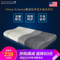 Sleep Science 慢回弹枕头枕芯记忆棉枕加长少年成人低枕
