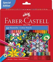中亚prime会员：Faber-Castell 辉柏嘉 油性彩色铅笔 60支装 *2件