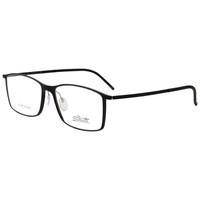 Silhouette 诗乐 光学眼镜架眼镜框男女款亚黑色镜框亚黑色镜腿 2902 41 6050 55MM