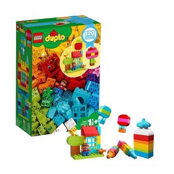 LEGO 乐高  DUPLO 得宝系列  我的自由创意趣玩箱  10887  1½岁以上 120颗 *3件