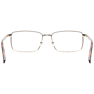 MONT BLANC 万宝龙 男款金色镜框金色弹簧镜腿光学眼镜架眼镜框 MB 0022O 006 59MM