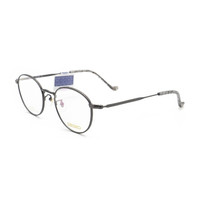 SEIKO 精工 眼镜框男女款全框β-钛复古眼镜架近视配镜光学镜架HC3021 74 49mm 枪灰色