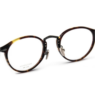 masunaga 增永眼镜男女复古全框眼镜架配镜近视光学镜架GMS-819 #13 玳瑁色