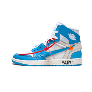 Air Jordan 1 x Off-White联名 AJ1 北卡蓝 UNC 男鞋 AQ0818-148 (42.5)