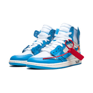 Air Jordan 1 x Off-White联名 AJ1 北卡蓝 UNC 男鞋 AQ0818-148 (47.5)